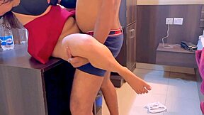 indian college teacher feels intense anal pleasure in doggystyle with student