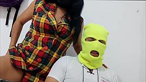 my sex-addicted neighbor makes me cum inside her crazy body