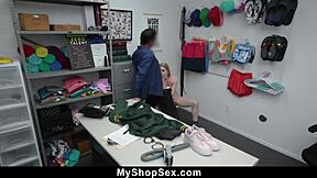 Mall Officer Catches Teen Shoplifter