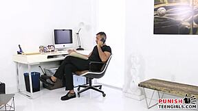 Petite Jayden Black Gets Slammed So Rough!