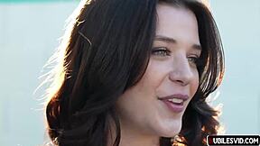 Jade Maris asks, Ready for our game? as she rides cock in missionary.