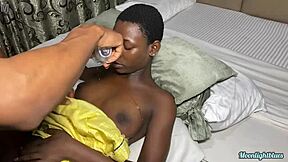 Horny Naughty Black Student Fucks Big Cock School Security Guard