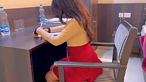 indian college teacher feels intense anal pleasure in doggystyle with student