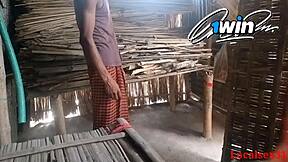 Village wife asks, 'want to see my anal fucking bent over outdoors?' in localsex31 video