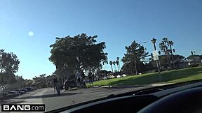 Amateur teen 18+ Kara Faux oiled up and cream filled in public massage.