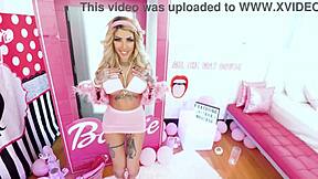 kitana montana sexy tattooed barbie doll fucked by huge monster cock