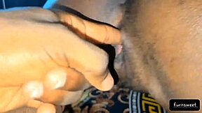 quickie with ebony stripper friend, ripped clothes licked belly muscular body