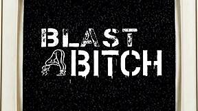 Minnie Rose's face blasted with cum.