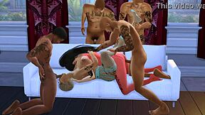 Milf Tonja And Teen 18+ Chunga Enjoy Monster Cocks In Group Action