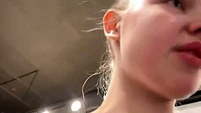 Teen Masturbates Wet Pussy In Changing Room With Big Tits