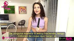 Stepsister stuck in the laundry