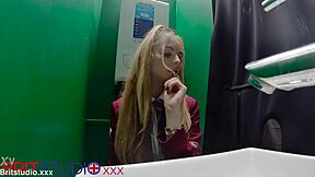 gloryhole teen 18+ student sucks cock for cum swallow