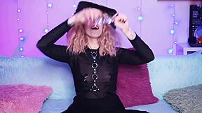 sexy witch does anal play with toys