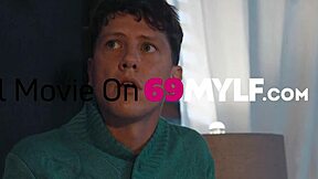 milf and teen planning a present together