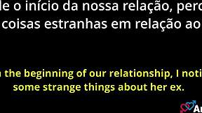 aninha galzerano THINKS ABOUT HER EX'S HUGE COCK WHILE SUCKING AND SWALLOWING IN INTERRACIAL CUCKOLD