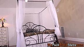 Ebony Teen Babe Riding Cock Hardcore Cumshot