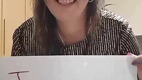 Hot South African babe strips naked and says she's ready to fuck any teen 18+ student