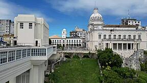 Meduzza, the naughty Salvador girl, hitches a ride and nearly gets pounded in the ass