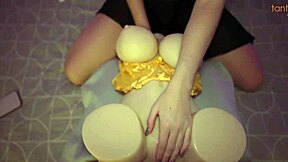 Horny milf with perfect body cheats in threesome anal sex