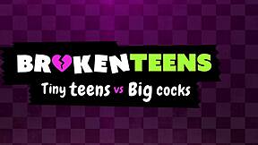 Florida teen takes hard pounding in her tight backside.