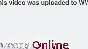 Beautiful British Redhead Teen Flashes and Gives Handjob in Lingerie.