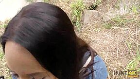 Hunt4k sells his girlfriend for money in hidden spots.