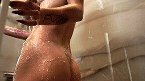 mounting my new sex toy in the shower feels amazing