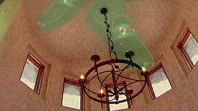 tanya tate and her daughters share a lesbian secret in the bathroom