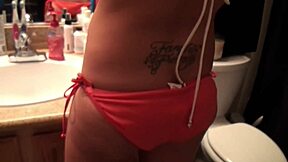 Shae Parker Performs Anal Gaping And Pussy Riding With Boyfriend In Fishnets.