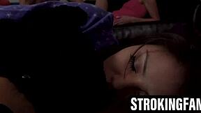 emily willis n sami parker caught watchin, stepdad couldn’t resist poundin our wet pussies