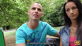 Hunt4k sells his girlfriend for money in hidden spots.