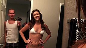 Shae Parker Performs Anal Gaping And Pussy Riding With Boyfriend In Fishnets.