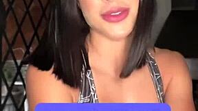 Petite 18yo Latina Gags Deep on Casting for Cum?