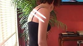 my step sister acting as pool hall slut in public