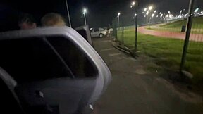 Hot Lesbian Action in Shopping Lot With Stunning Beauties