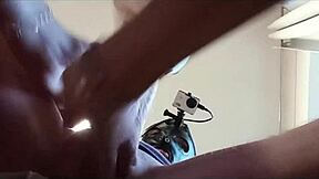 preview - naked milf with pantyhose and heels gives a blowjob with swallowing