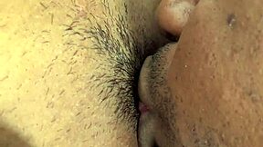 Ebony Amateur Licks Tight Pussy With Assplay