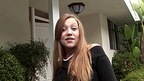 Teen Allison Lane Gets Internal Cumshot From Black Dick