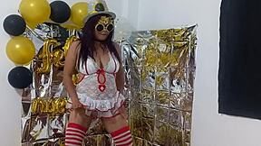 My Favorite Stepdaughter's Hot Party Whore in Lingerie