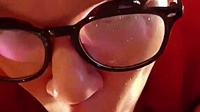 Young wife sucks cock deepthroat