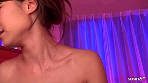 Ever felt a tight Japanese teen pussy slide in uncensored POV massage?