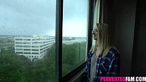 Vacation Fun With Horny Shaved Step Sister And Her Small Tits