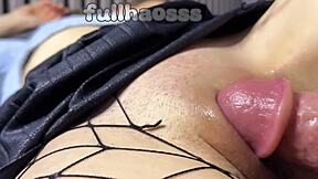 Wanna see this shaved asian teen 18+ pussy get pounded and filled with cum up close?