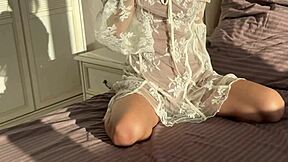 Skinny 18-Year-Old Slut Rides Big Cock with Natural Tits