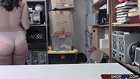 Pornstar Caught Shoplifting By Police Officer In Hidden Cam