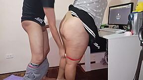 i spied on my aunt napping, groped her big tits, then fucked her hard.