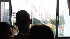 cleo cadillac and two horny milfs create threesome with young francis simas killian in doggystyle