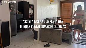 The naughty housewife hides her dirty deeds from her husband until caught