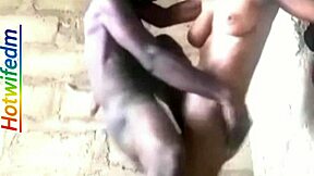 Fucked step sister's bestie roughly in building