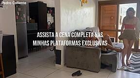 The naughty housewife hides her dirty deeds from her husband until caught